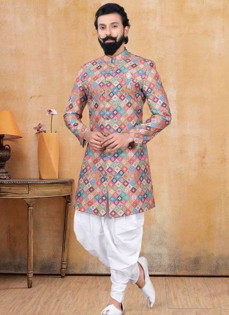 Multi And White Colour Harsoni New Latest Designer Indo Western Collection 1265